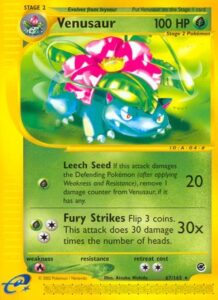 Pokemon TCG Expedition Base Set Venusaur card