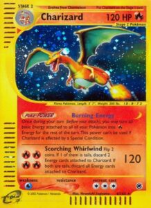 Pokemon TCG Expedition Base Set Charizard card