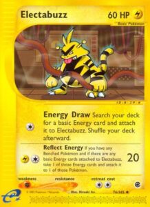 Pokemon TCG Expedition Base Set Electabuzz card