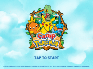 Camp Pokémon screenshot