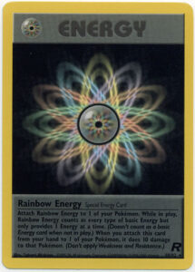 Pokemon TCG Team Rocket Rainbow Energy card