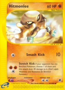 Pokemon TCG Expedition Base Set Hitmonlee card