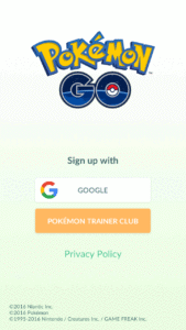 Pokémon GO screenshot