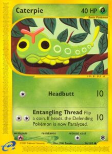 Pokemon TCG Expedition Base Set Caterpie card