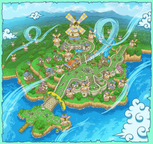 Baram Town map
