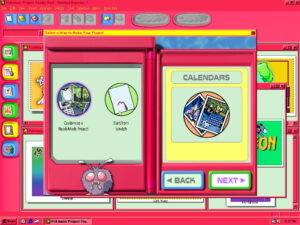 Calendars Project Start Screen