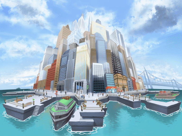 Castelia City artwork