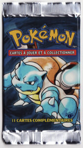 Base Set booster pack — Blastoise art (French)