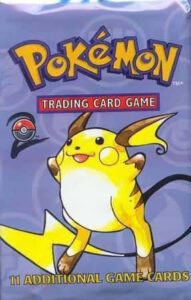 Base Set 2 booster pack — Raichu art