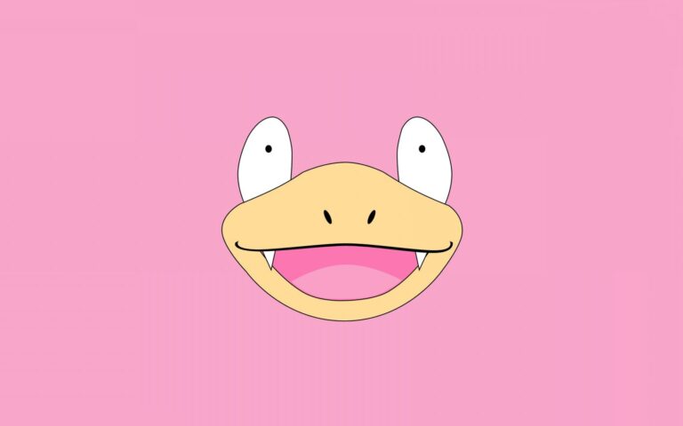Sloooowwwww..... A pink Slowpoke Wallpaper