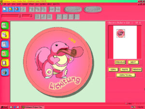 Stickers Lickitung Round Sticker