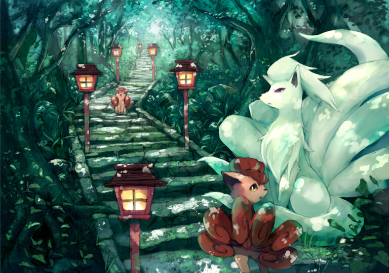 Vulpix and Ninetales