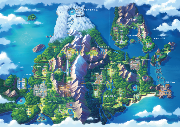 Sinnoh in Brilliant Diamond and Shining Pearl