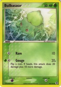 Bulbasaur — EX FireRed & LeafGreen · 55/112 · 2004 (Japanese version in the Venusaur Random Constructed Starter Deck.)
