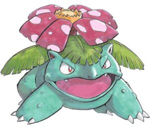 Saur, Red's Venusaur, in Pokémon Adventures