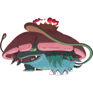 Gigantamax Venusaur official artwork