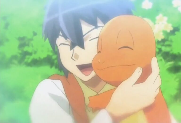 Alain chooses Charmander as his first partner
