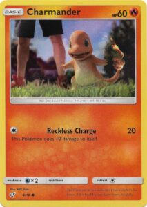 Charmander — Detective Pikachu · 4/18 · 2019 (A photorealistic CGI Charmander from the live-action film; English players got it a month before Japan.)