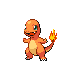 Charmander sprite from Pokémon HeartGold & SoulSilver (alt)