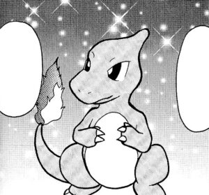Satoshi's Charmeleon in Pokémon Zensho