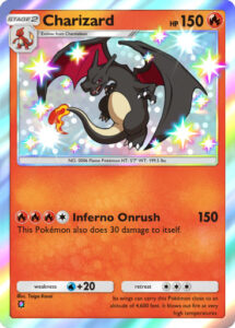 Charizard — Crimson Blaze · 091/069 · 2025 (Shiny Rare with a Shiny Charizard.)