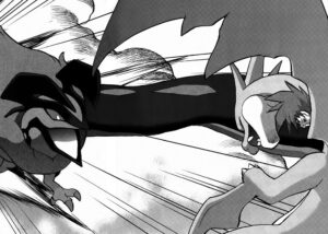 Pokémon Adventures PS589, 'Charizard Transforms'