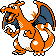Charizard sprite from Pokémon Gold
