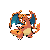 Charizard sprite from Pokémon FireRed & LeafGreen end credits (alt)
