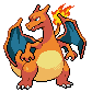 Charizard sprite from Pokémon HeartGold & SoulSilver (alt)