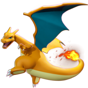 Charizard – Charizard ready for battle in Pokémon UNITE