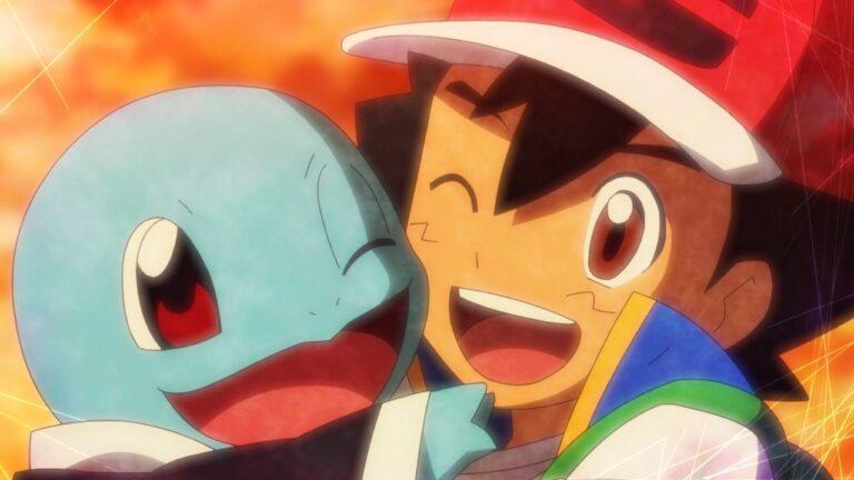 Ash and his Squirtle