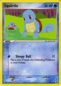 Squirtle — EX FireRed & LeafGreen · 82/112 · 2004 (Sleepy Ball does 10 damage and can send the Defending Pokémon to sleep.)