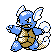 Wartortle sprite from Pokémon Gold