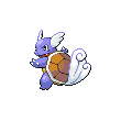 Wartortle sprite from Pokémon Platinum (alt)