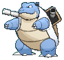 Blastoise sprite from Pokémon Sun & Moon