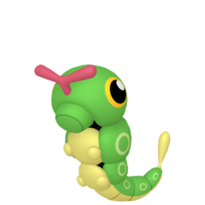 Caterpie sprite from Pokémon Pokémon HOME