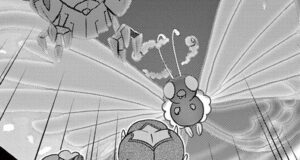 Gigantamax Butterfree in Pokémon Adventures