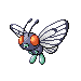 Butterfree sprite from Pokémon Emerald (alt)