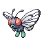 Butterfree sprite from Pokémon FireRed & LeafGreen (alt)