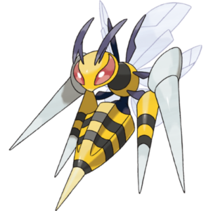 Mega Beedrill official artwork