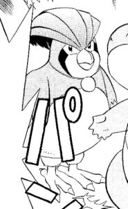 Gold's Pidgeotto in The Golden Boys