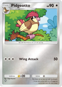 Pidgeotto — Deluxe Pack: ex · 275/353 · 2025 (Parallel foil version of the Mythical Island card.)