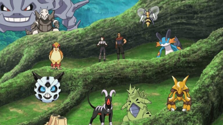 Levi and Cherie's Pidgeot in Volcanion and the Mechanical Marvel
