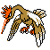 Fearow sprite from Pokémon Gold