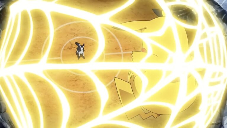 Pikachu combines Electroweb and Iron Tail in the Manalo Conference final