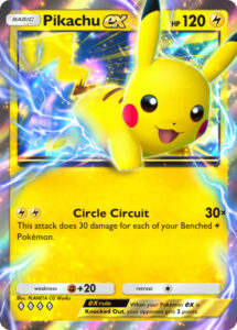 Pikachu ex — Genetic Apex · 096/226 · 2024 (Pikachu pack. Circle Circuit does 30 damage for each of your Benched Lightning Pokémon.)