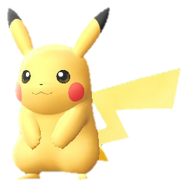 Pikachu sprite from Pokémon Let's Go, Pikachu! & Let's Go, Eevee! (alt)