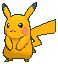 Pikachu sprite from Pokémon Sun & Moon (shiny, alt)