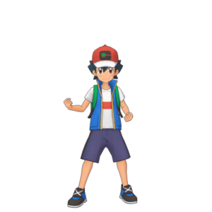 Pikachu – Ash, who teams up with Pikachu in Pokémon Masters EX
