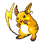 Raichu sprite from Pokémon Ruby & Sapphire